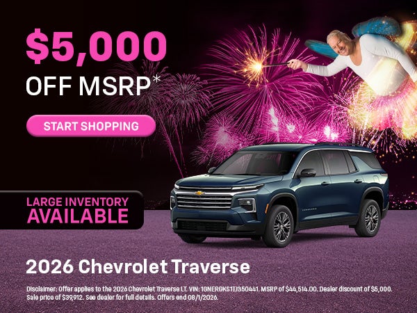 2026 Chevrolet Traverse Offer