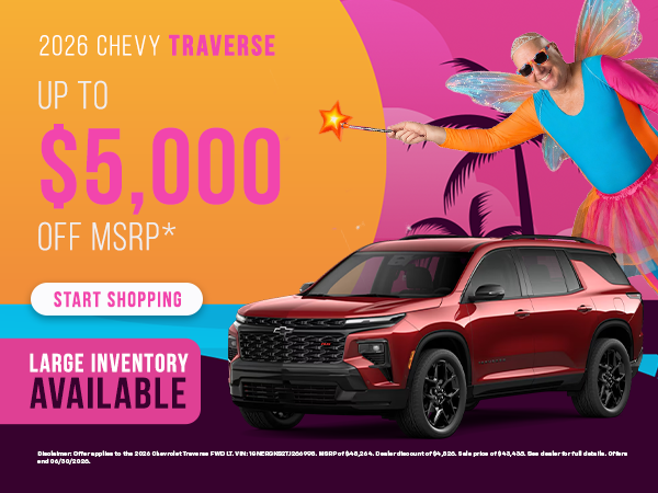 2026 Chevrolet Traverse Offer